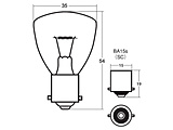 12V45W �΂Ȃ��V���O���� 12V35W 10��   A5077