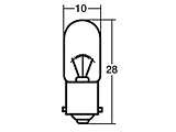 12V3W �p�l������[�^�[�p�d�� 12V3W 10��   A1573