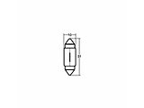 12V8W ���[�������v�E�}�b�v�����v�p�d�� 1��/10��   A3173B 12V8W