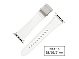 Apple Watch�i�A�b�v���E�H�b�`�j�Ή��o���h �{�v �X�R�b�`�K�[�h ���͝��� �y�Ή��P�[�X�T�C�Y�F42/41/40/38mm�z  �z���C�g RWM022WU