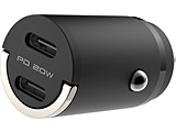 DC-PD20W USB-C 2�|�[�g �R���p�N�g  �u���b�N DC-058 �m2�|�[�g /USB Power Delivery�Ή��n