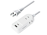 3����AC�R���Z���g�AUSB Type-C 1�|�[�g+USB-A 1�|�[�g���ړd���^�b�v   AC-043 �m2.0m /3�� /�X�C�b�`�� /2�|�[�g�n
