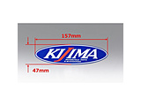 �X�e�b�J�[ �hKIJIMA�h���S�@��F157mm×47mm 1��  �u���[ 305-6570