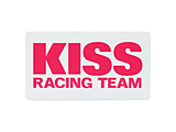 KISS Racing �`�[���X�e�b�J�[�F���x�[�X/�s���N�����@M�T�C�Y�F100×55mm   K1472