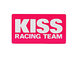 KISS Racing �`�[���X�e�b�J�[�F�s���N�x�[�X/�������@M�T�C�Y�F100×55mm   K1482