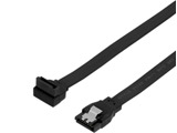 SATA3.0�P�[�u�� 100cm�m�X�g���[�g - ��L�^�n�R�l�N�^�[ ���b�`�Ȃ� 6Gbps�Ή�  �u���b�N OWL-SATA3SLT100-BK �y864�z