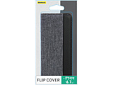 iPhone 13 Pro Max�p �t�@�u���b�N�f�ނ�PU���U�[���c�ɂ���������f�U�C���蒠�^�P�[�X FLIP COVER �y864�z