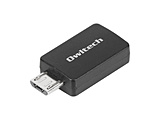 USB Type-C to microUSB�ϊ��A�_�v�^ �}���[�d3A�^�f�[�^�]���Ή�  �u���b�N OWL-ADCFB01-BK