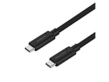 USB-C �� USB-C�P�[�u�� [�f�� /�[�d /�]�� /1.0m /4K /PD240W /USB4(20Gbps)]  �u���b�N OWL-CB20G01CC10-BK �mUSB-C �� USB-C /4K�n