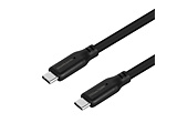 USB-C �� USB-C�P�[�u�� [�f�� /�[�d /�]�� /2.0m /4K /PD240W /USB4(20Gbps)]  �u���b�N OWL-CB20G01CC20-BK �mUSB-C �� USB-C /4K�n