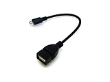 USB�ϊ��z�X�g�A�_�v�^ [micro USB �I�X�����X USB-A /0.2m]  �u���b�N CA7596