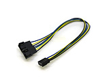 FAN用電源（PWM 4ピン） 2分岐ケーブル 30cm   PD3239 【852】