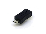 USB�ϊ��A�_�v�^ [micro USB �I�X�����X mini USB]  �u���b�N CP8975 �y852�z