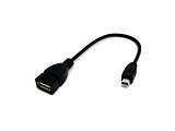 USB�ϊ��A�_�v�^ [mini USB �I�X�����X USB-A /0.2m]  �u���b�N CA1846