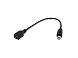 mini USB�����P�[�u�� [mini USB �I�X�����X mini USB /0.2m]  �u���b�N CA7565