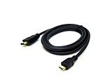 HD4687 HDMI�f���ϊ��P�[�u��  �u���b�N �m1.8m /HDMI��miniHDMI /�X�^���_�[�h�^�C�v�n