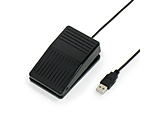 USBフットペダルスイッチ 1ペダル  ブラック RI-FP1BK-A