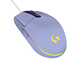 ゲーミング マウス G203 LIGHTSYNC ライラック G203-LC ［光学式 /有線 /6ボタン /USB］ 【864】