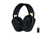 G435BK ゲーミングヘッドセット G435 ブラック＆ネオンイエロー ［ワイヤレス（Bluetooth＋USB） /両耳 /ヘッドバンドタイプ］ 【sof001】