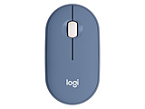 マウス Pebble M350(Chrome/Android/iPadOS/Mac/Windows11対応) ブルーベリー M350BU ［光学式 /無線(ワイヤレス) /3ボタン /Bluetooth・USB］