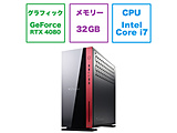 GT-MP137KFR48Z790 ゲーミングデスクトップパソコン G-Tune(GeForce RTX 4080)  ［モニター無し /intel Core i7 /メモリ：32GB /SSD：1TB］ 【sof001】