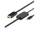 USB-C �� HDMI�{USB-C���X(���d�p PD100W�Ή�)�P�[�u�� [�f�� /2.0m /4K]   RS-UCHD4K60-2M �mUSB-C �� HDMI /4K�n �y864�z
