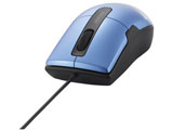 有線BlueLEDマウス［USB 1.5m・Mac／Win］　BSMBU26SMシリーズ 静音 Mサイズ （3ボタン・ブルー）　BSMBU26SMBL PS5対応 【Windows10動作対応】