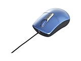 有线光学鼠标[USB 1.5m、Mac/Win]BSMOU27SM系列静音M码(3按钮·蓝色)BSMOU27SMBL