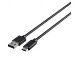 0.5m[USB-C⇔USB-A]2.0电缆充电、转送黑色BSUAC205BK]