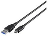 2.0m［USB-C ⇔ USB-A］3.1 Gen1ケーブル 充電・転送　ブラック　BSUAC31120BK