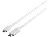 1.0m�mUSB-C �� USB microB�n2.0�P�[�u�� �[�d�E�]���@�z���C�g�@BSUMBC210WH