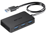 USB3.0ハブ［4ポート・バスパワー・Mac／Win］ マグネット付 ブラック　BSH4U300U3BK
