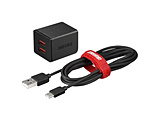 2.4A USB}[d AUTO POWER SELECT@\ Type-CP[ut  ubN BSMPA2402P2CBK m2|[g /Smart ICΉn