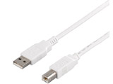 USB2.0�P�[�u�� (A to B) �z���C�g 2m BCUAB220WH �y864�z