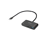 �f���ϊ��A�_�v�^ [USB-C �I�X�����X HDMI /USB-A�{USB-C���X(���d�p PD100W�Ή�)] 4K�Ή� �u���b�N BSH3U330C1PBK �m4K�n