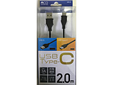 USB-A �� USB-C�P�[�u�� [�[�d /�]�� /2.0m] �u���b�N UB-CA202/BK �y�r�b�N�J�����O���[�v�I���W�i���z�y864�z