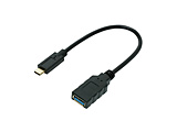 USB�ϊ��z�X�g�A�_�v�^ [USB-C �I�X�����X USB-A /�[�d /�]�� /USB3.1 Gen2]  �u���b�N SAD-CH03/BK
