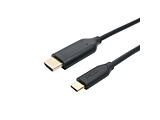 USB-C �� HDMI �P�[�u�� [�f�� /3.0m /4K]   USD-FH30/BK �mUSB-C �� HDMI /4K�n �ysof001�z