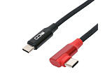 Nakabayashi USB-C  USB-CP[u m[d /] /1.2m /USB Power Delivery /100W /USB2.0 /L^]  ubN UPD-2A12L/BK