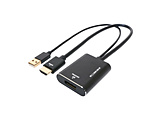 fϊA_v^ [HDMI IXX DisplayPort /USB-AIXd] 4KΉ  HDA-DP4K1/BK mHDMIDisplayPort /0.3mn y864z