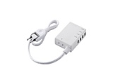USB�[�d�|�[�g�t���o�C���^�b�v �i2�s�����E1���EUSB4�|�[�g�E0.6m�j�@MOT-U06-2144WH �z���C�g