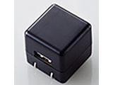 供音频设备使用的AC充电器CUBE/1A输出/USB1波特酒（Port）(黑色)AVA-ACUAN007BK
