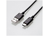 ELECOM(GR) 1.0mmUSB-C  USB-An2.0P[u [dE]@ubN@U2C-AC10NBK