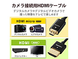 JڑpHDMIP[u(HDMI micro^Cv)1.5m  DGW-HD14SSU15BK