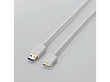 USB3-AMB05WH�@USB3.0�P�[�u�� [USB3.0(Standard-A) �] USB3.0(Standard-microB)] (0.5m/�z���C�g) [EU RoHS�w�ߏ���]�y864�z