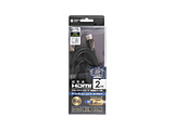OS-HDM1UH200BK 2.0m HDMIP[u/Ver2.1 EgHDMIP[u METAL   m2m /HDMIHDMI /C[TlbgΉn