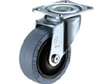 420BBE-FR125-BAR01 ハンマー 静シリーズ E型 自在 ゴム車 125mm