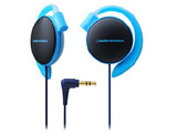 花ATH-EQ500蓝色耳朵型头戴式耳机