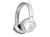 audio-technica(オーディオテクニカ) ブルートゥースヘッドホン  ホワイト ATH-S220BT WH ［リモコン・マイク対応 /Bluetooth］