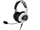 ATH-GDL3 WH ゲーミングヘッドセット  ホワイト ［φ3.5mmミニプラグ /両耳 /ヘッドバンドタイプ］ 【sof001】
